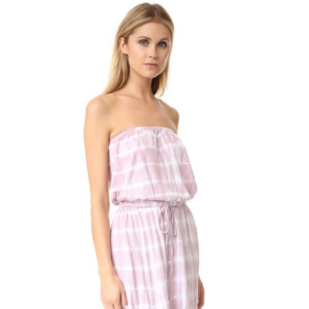 NWT Soft Joie SZ M Cahya B Tie Dye Dress Medium Drawstring Pale Lilac $178
